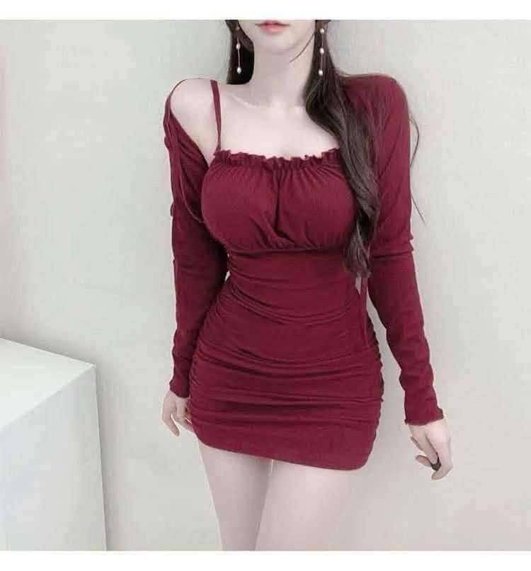 🍒2 in 1 Body Fit ဂါဝန်🍒